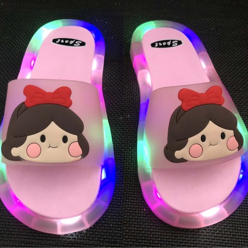 Children's Slippers, Glowing Slippers, Cartoon Fashionable Cute Cooling Shoes, Unicorn Slippers