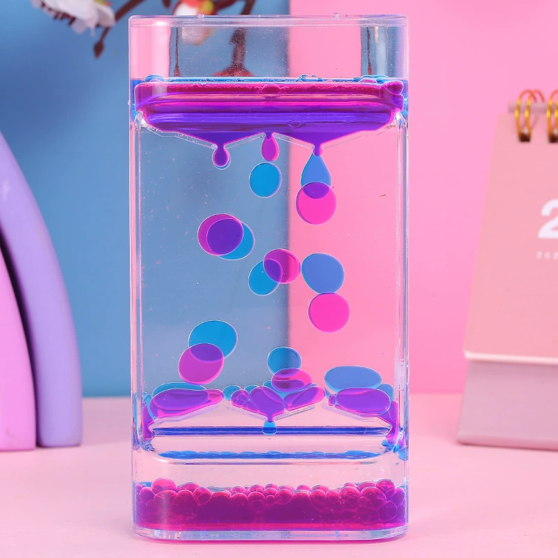 Декомпрессия чистой знаменитости, новые средние двухцветные капли масла, песочные часы, таймер, украшения, Детский праздничный подарок