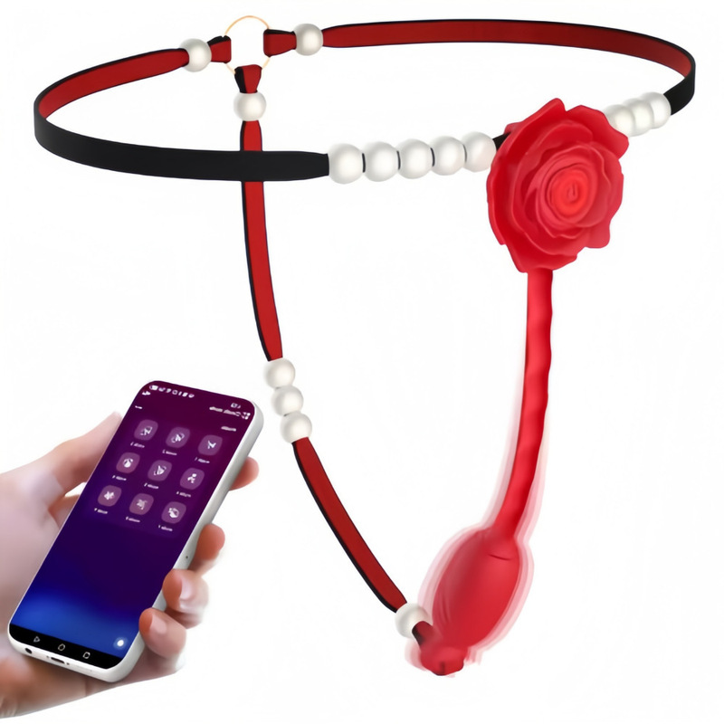 Vibrating Erotic Vibrator, Sexy Wearable Underwear, Can Be Worn Outside, App-Controlled Masturbator, Female Sex Products