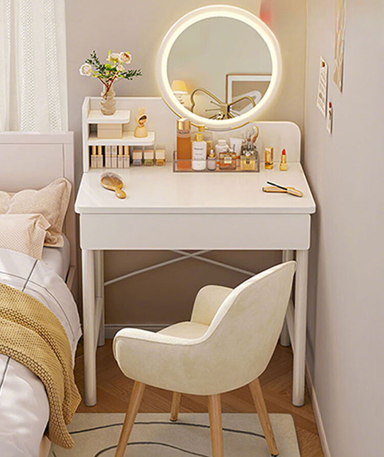 화장대 작은 화장대 심플 모던 침실 작은 아파트 2025 신형 임대 주택 심플 화장대