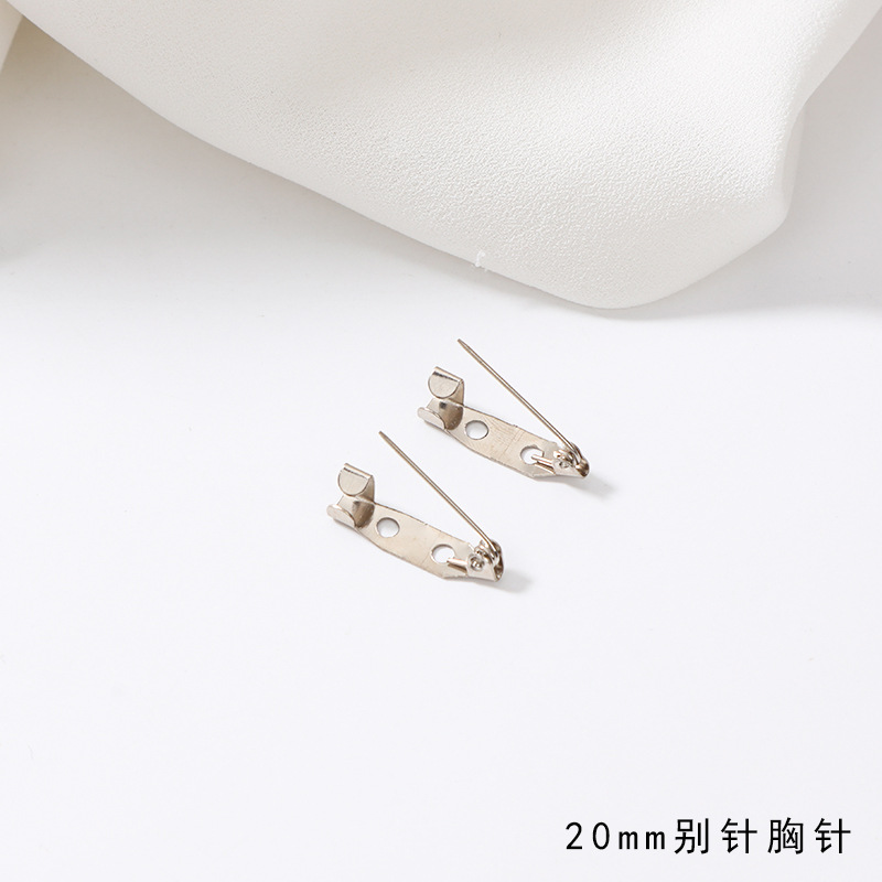 ピンの安全針の胸の花の底のボタンの針はロックの頭のネクタイのブローチの手作りのdiyの毛の服のボタンの部品の材料を持ちます。