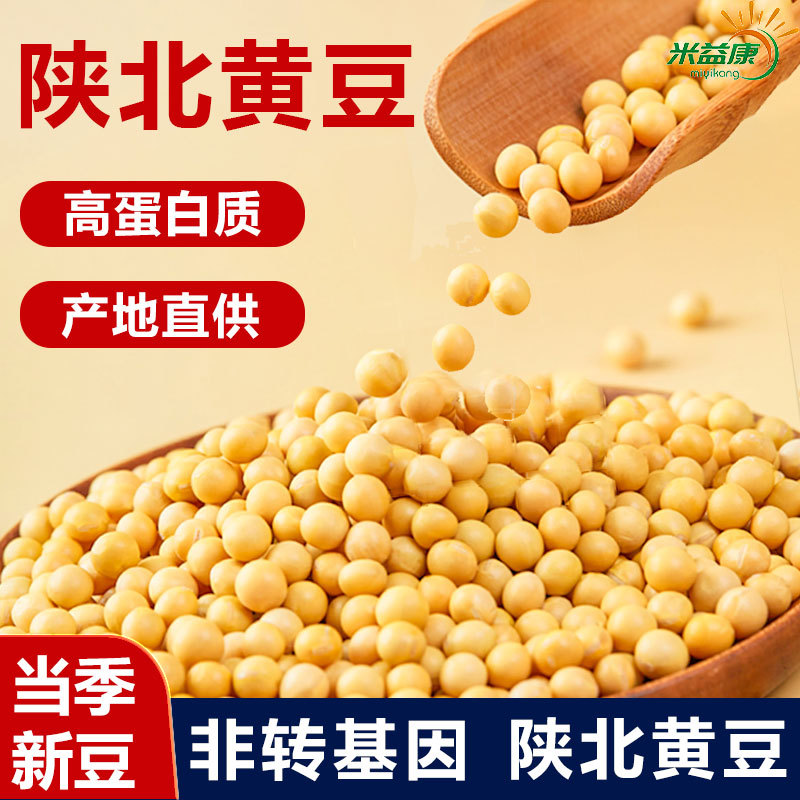 米益康黄豆新货一斤黄豆农家自种大豆生豆芽打豆浆专用豆子批发