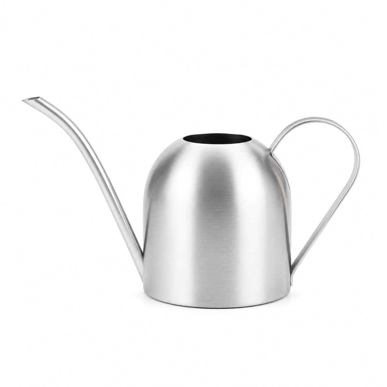 Acero inoxidable regadera jardinería olla pequeña regadera interior planta suculenta boca larga regadera 500ml