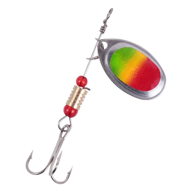 Aparejos de pesca al por mayor 6cm 3G luya rotación metal lentejuelas imitación cebo rotación hierro hoja luya falso cebo venta al por mayor