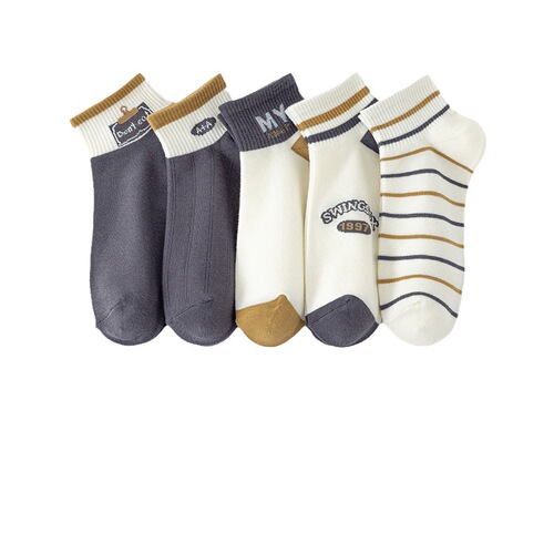 Men's Summer Socks, Breathable, Thin, Short Tube, Low-top Cotton Socks for Summer, Absorbent, Men's Spring Sports Socks