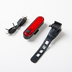 New High Bright Waterproof Rechargeable Bicycle Tail Light Outdoor Night Riding Portable Safety Warning Light Cycling Accessories Wholesale