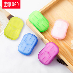 Travel disposable soap bar box, scented soap paper, portable hand soap sheets, small soap pieces, mini soap sheets