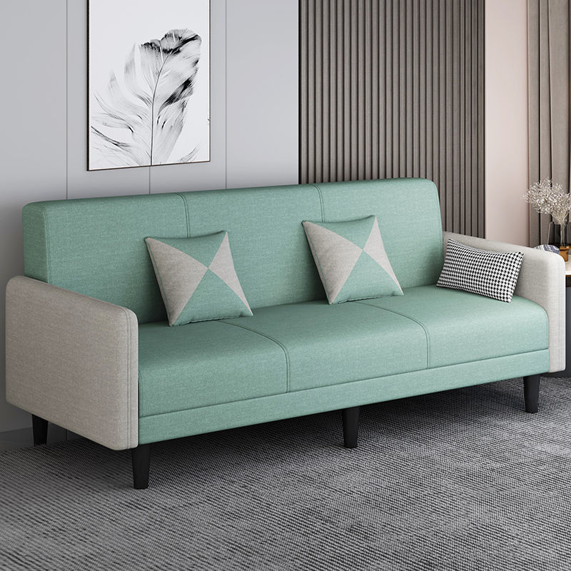 Off-white + light green (linen) / Double seat - total length including armrests 1.4m : without pillow