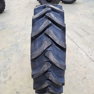 13.6-24 Tires New Tractor R-1 Herringbone Pattern Complete Set of Nylon Agricultural Tires