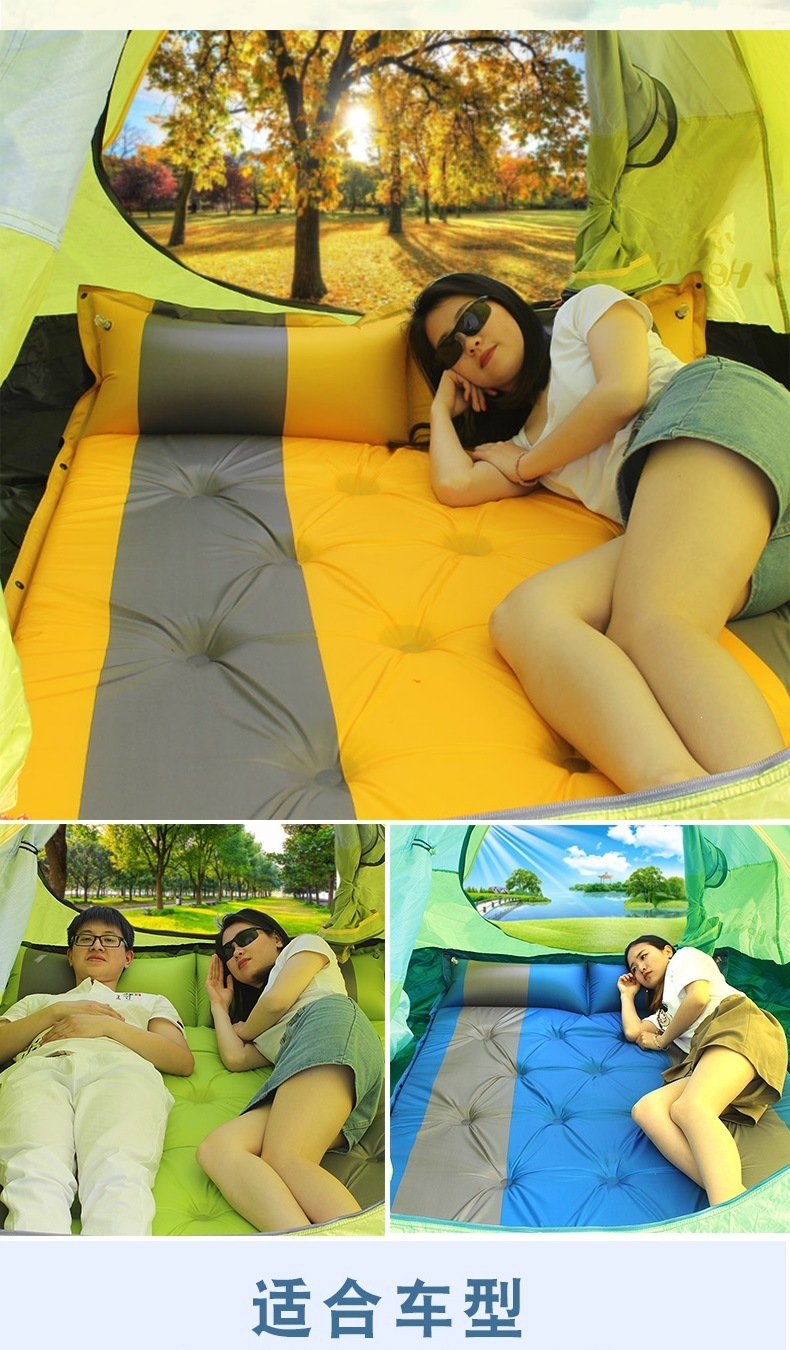 Highlander SUV Car Camping Sleeping Pad, Automatic Inflatable Mattress, Car No-Inflation Bed, Car Travel Bed