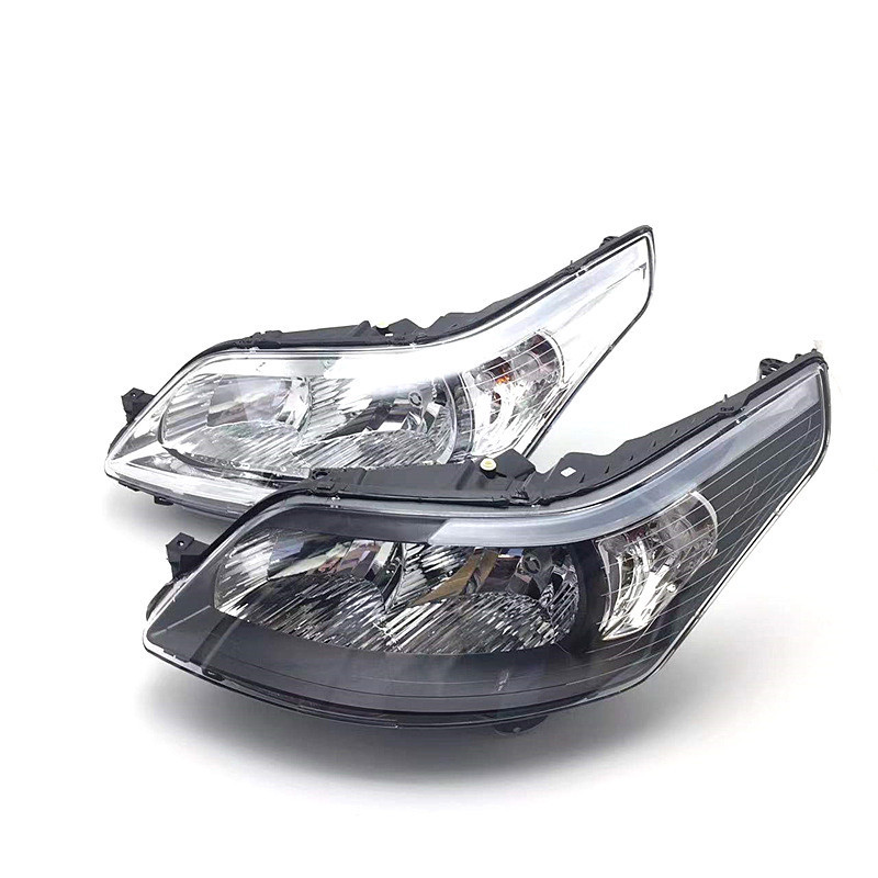 Suitable for Citroen Old Model C4 Sedan and Hatchback 08-11 Models, Black and White Front Headlight Assembly, Genuine Product