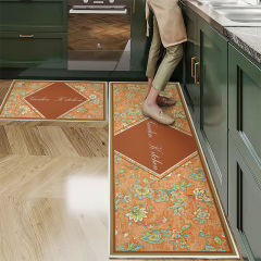 Luxury-Style Internet Famous Kitchen Mat Long Strip Absorbent Oilproof Anti-Slip Dustproof Foot Mat Waterproof Oil-Proof Special Use Rugs