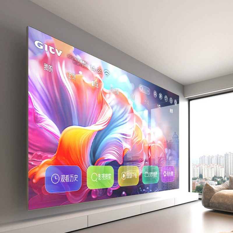 Безрамочный телевизор 00 дюймов 0 20 сетевой Wi-Fi75 голос 85 HD 4K65 LCD полноэкранный