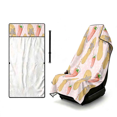 2-in-1, ultra-fine fiber outdoor beach | Universal seat cover - fqct423-75x150