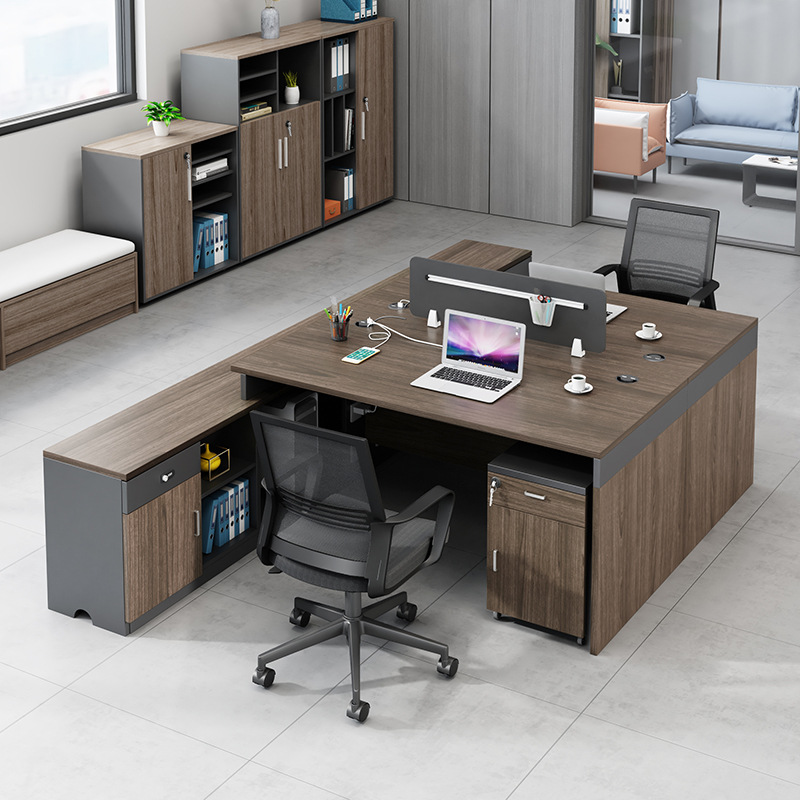 Escritorio financiero mesa de personal y silla combinación empresa 4 personas 6 doble mesa de oficina simple mesa de personal de oficina