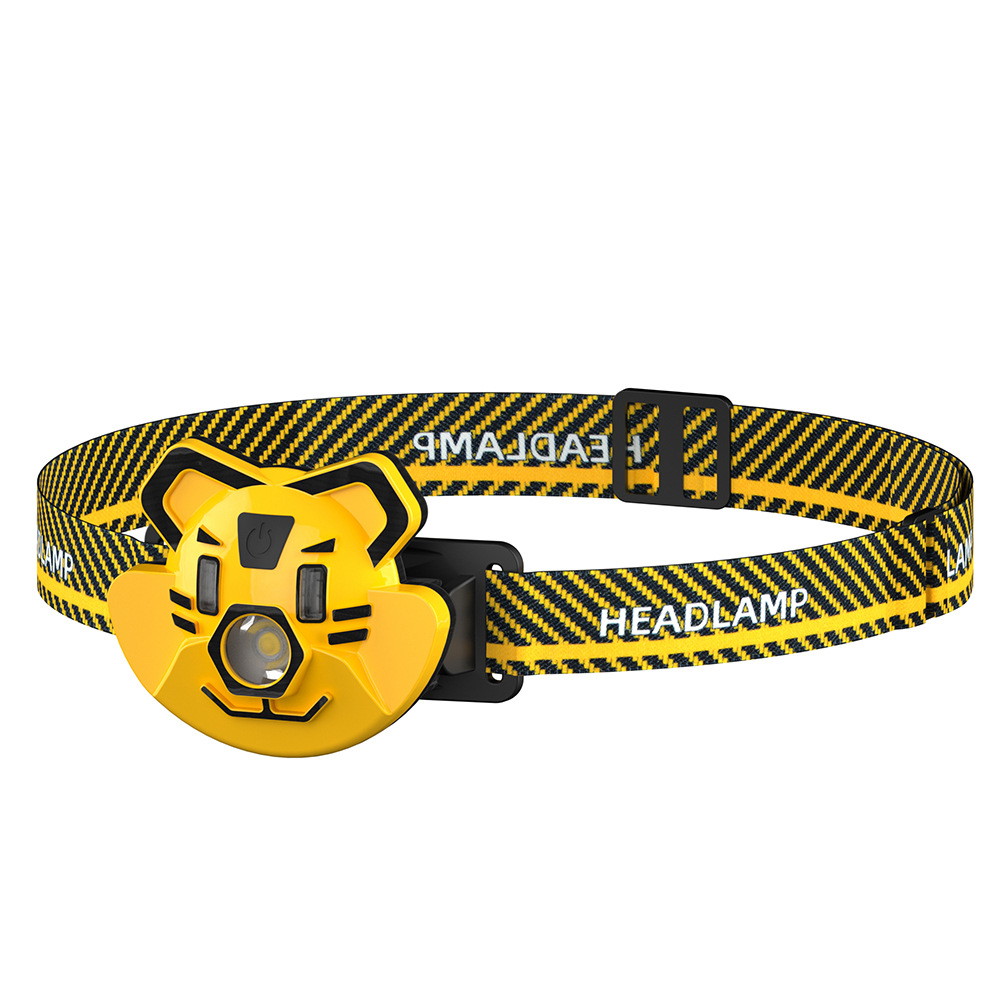 Nuevo Comercio exterior transfronterizo linterna de inducción al aire libre fuerte luz recargable iluminación linterna noche cueva exploración luz LED