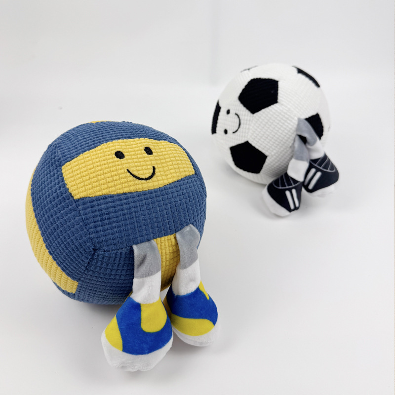 国境を越えた新しい犬のおもちゃ、ぬいぐるみ、サウンドサッカー、バスケットボールの形、自己楽しみと退屈解消のアーティファクト、ペットのサウンドおもちゃ|undefined