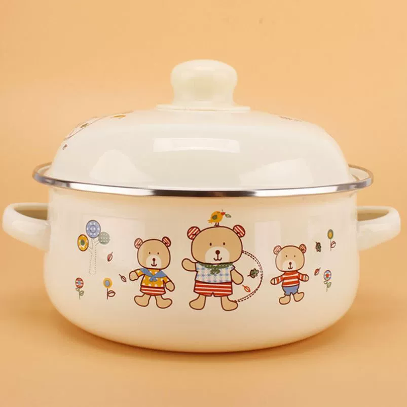 Lard enamel basin food grade thickened oil tank high temperature resistant large capacity meat oil kitchen household use can be stored in refrigerator