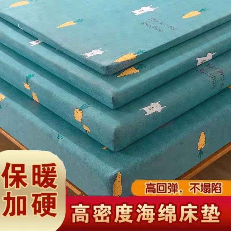 Sponge Mattress High Density Rebound Thickeneded Student Dormitory 1.5 Home Tatami Hotel 1.8 Single and Double Mattress