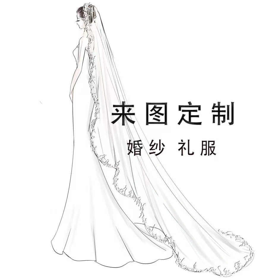 Direct Supply of Cross-Border Wedding Dresses & Pictures & Samples & Supply for Aliexpress Amazon Foreign Trade Wedding