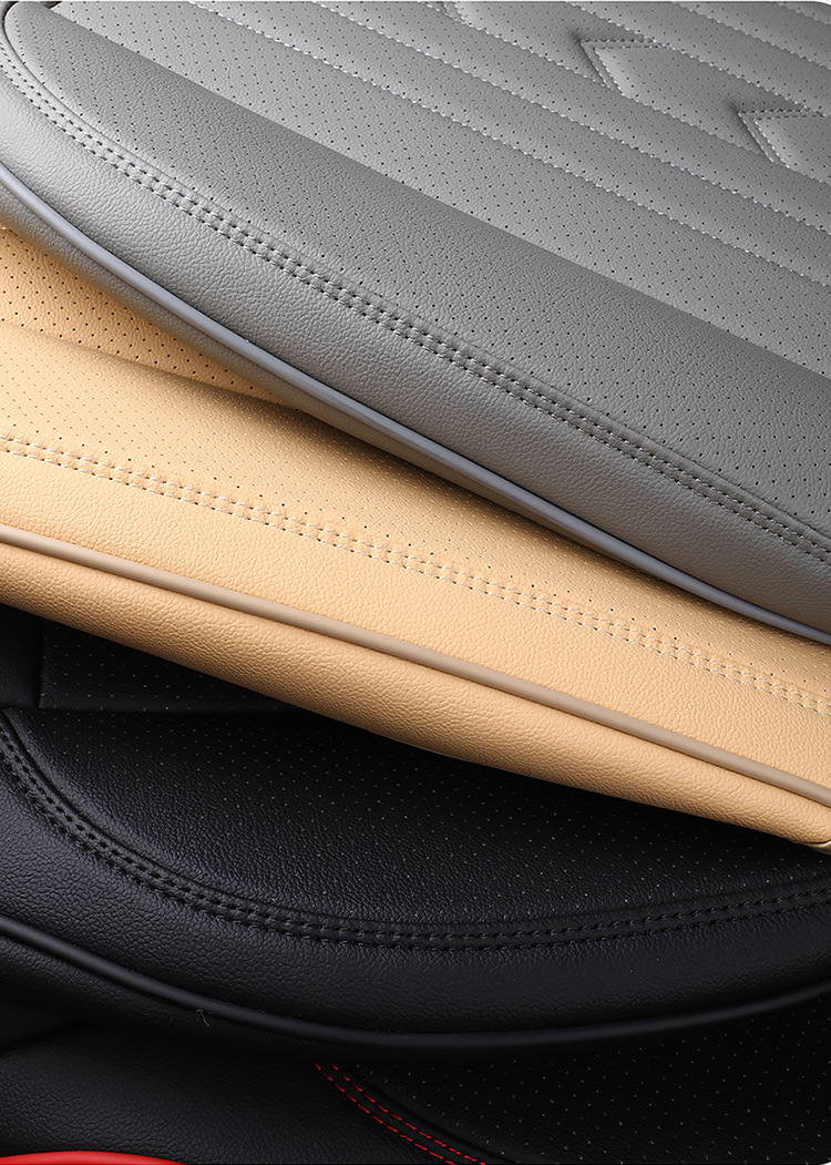 New car cushion four seasons universal full surround nappa leather cushion four seasons cushion single piece breathable seat cushion wholesale
