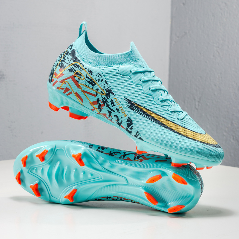 Cross-Border New Low-Top Soccer Shoes for Men and Women, Youth Training Long Spike Tf Turf Soccer Shoes Wholesale Cross-Border New Low-Top Soccer Shoes for Men and Women, Youth Training Long Spike Tf Turf Soccer Shoes Wholesale