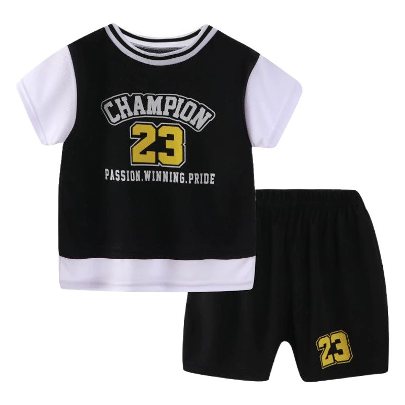 Летняя Баскетбольная одежда костюм мальчиков и девочек детский сад Производительность службы начальная и средняя школа тренировочные трикотажные изделия дети Новый