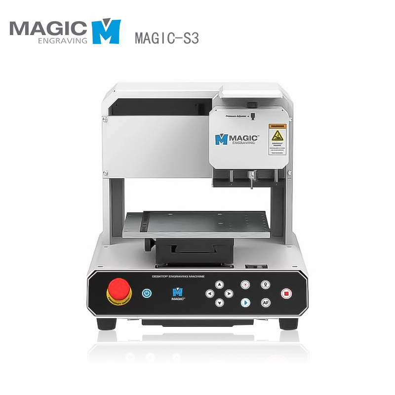 韩国新款Magic-S3平面cnc雕刻机 项链吊坠金银铭牌针雕首饰雕刻机