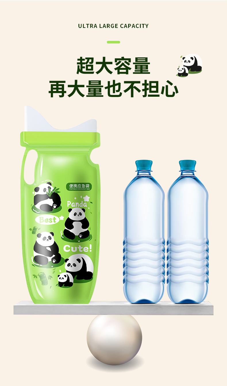 Emergency Urine Bag, Disposable Urinal, Women's Car Urination, Car Toilet, Car Use for Men, Good for Long-Distance Urine Collection