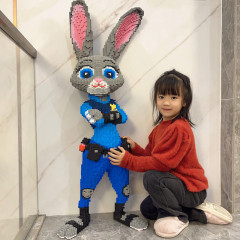 源工場ニック狐ジュディウサギの知育は積み木の子供のおもちゃのパズルを組み立てて卸売りします。