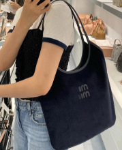 秋冬氛围miu伊势丹腋下包ivy新款hobo灯芯绒tote手提包单肩包女包