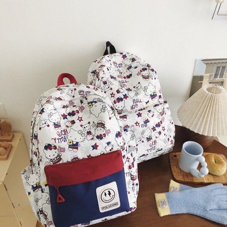 跨境新款卡通轻便儿童双肩包大容量学生书包户外通勤百搭耐用背包