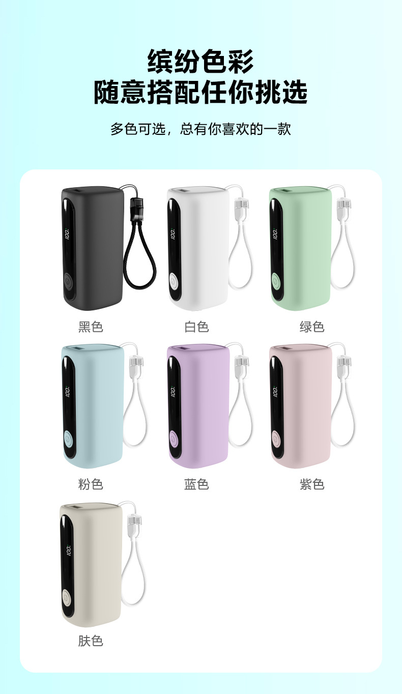 Cross-border Fast Charging 3C Certified Power Bank 10000mAh Custom New Mini Powerbank TSA Approved