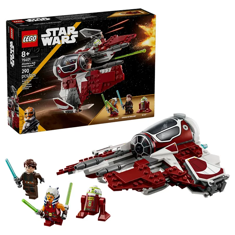 LEGO Star Wars серия 75401 — Истребитель джедаев Ахсоки, детский строительный набор