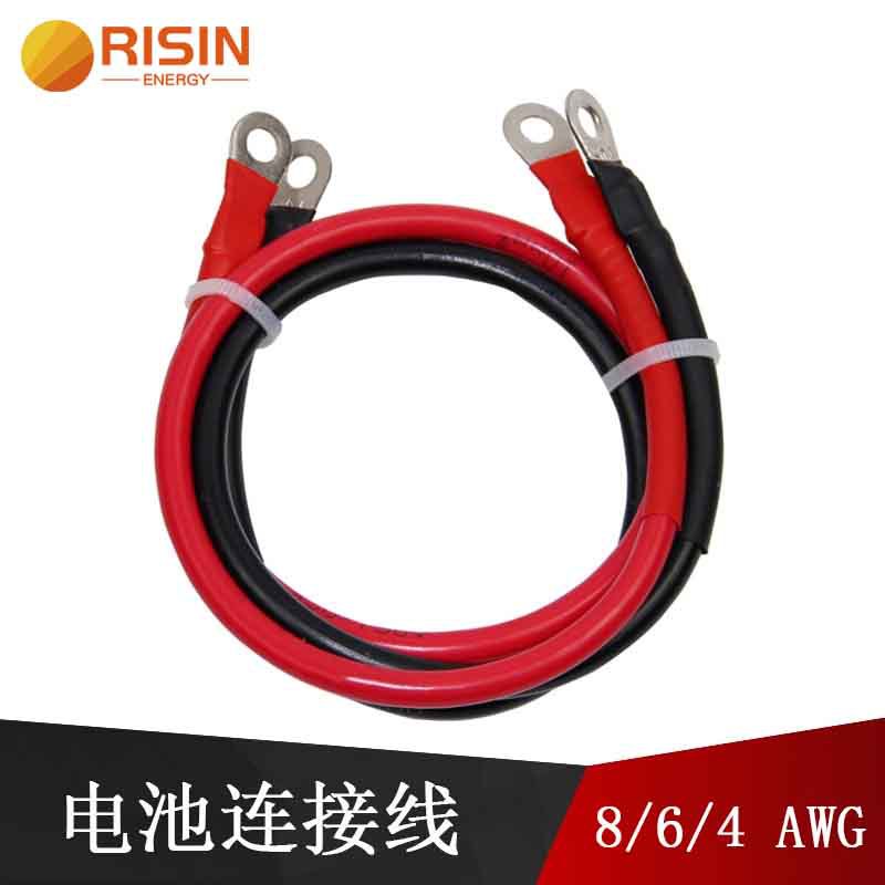 50MM 2AWG 4AWG 6AWG大电流电瓶线 硅胶线搭火线启动电源连接线