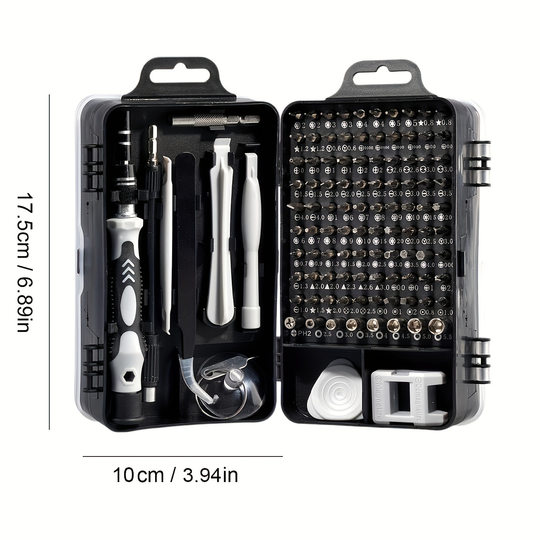 115-in-one screwdriver suit strong magnetic high hardness multi-function multi-purpose disassembly machine full set of tools special-shaped screwdriver