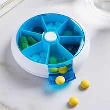 日本家用分隔式药盒7天随身药品收纳分装盒便携密封迷你小号薬盒