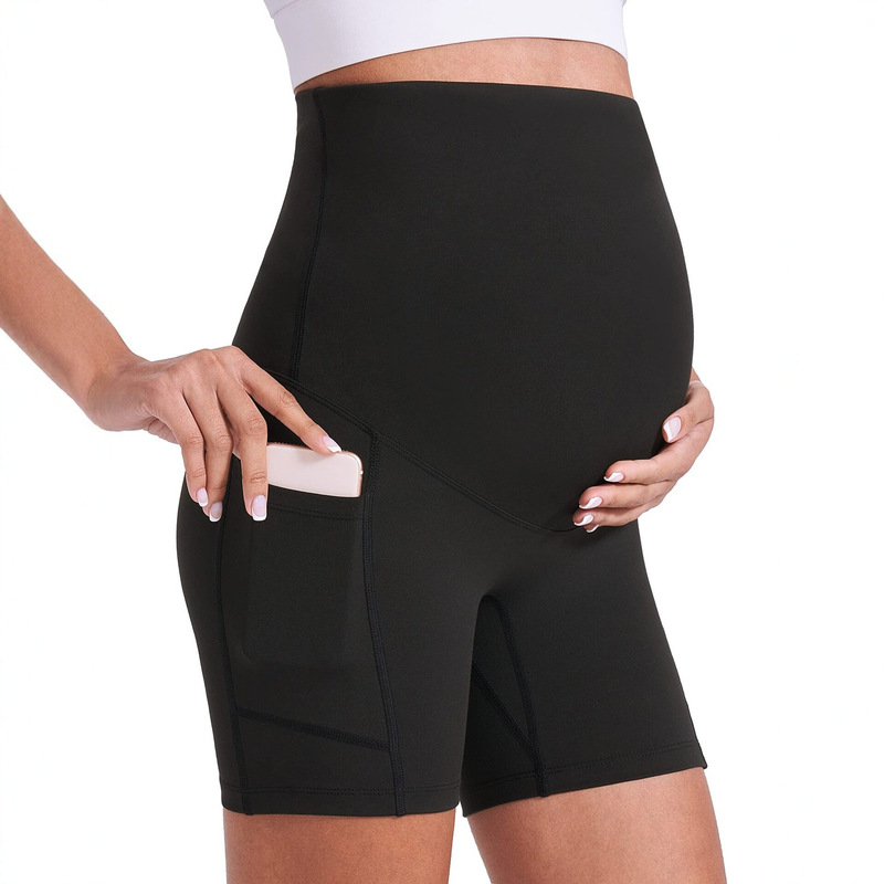 Amazon Mini Yoga Fitness Maternity Pants High-Waisted Slim Fashion Maternity Pants Belly Support Cross-Border Nylon Pants Amazon Mini Yoga Fitness Maternity Pants High-Waisted Slim Fashion Maternity Pants Belly Support Cross-Border Nylon Pants