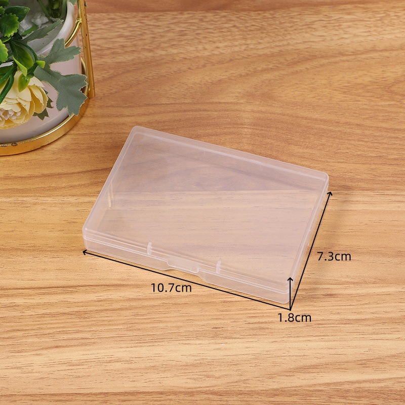 名刺の長方形のプラスチックの平たい箱の砂糖の紙のもち米の紙の包装箱の部品の箱の電子の部品の箱のカードの箱の空の箱