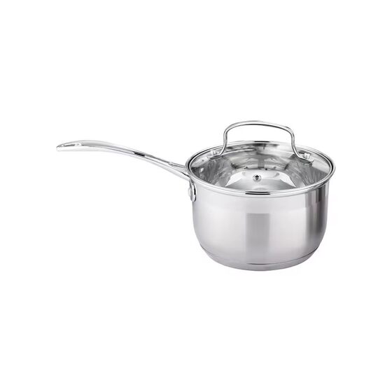 Exported to Germany thickened double bottom stainless steel 12-piece cookware set soup pot milk pan frying pan kettle set cookware