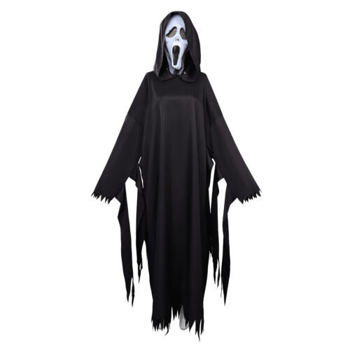 Screaming cosplay costume, Halloween demon costume, cosplay outfits for men and women, ghost festival bar performance costumes