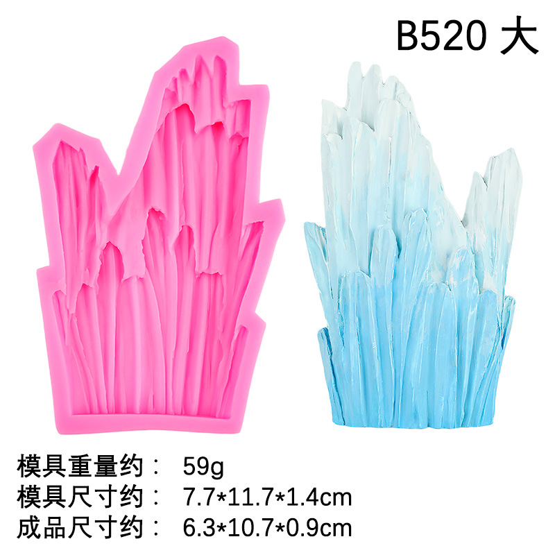 Molde de silicona en forma de iceberg de pingüino Molde de horneado de pastel de chocolate de fondant