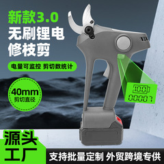 新款修枝剪多功能无线电动园林剪电剪刀锂电园林剪园艺工具批发
