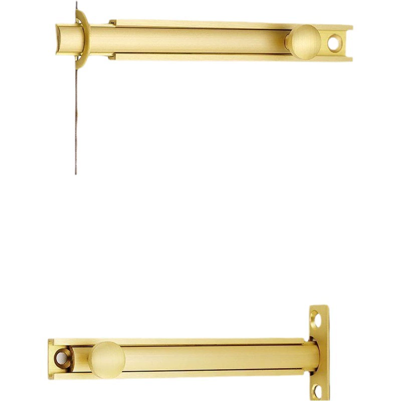 Невидимая дверь Чистая медь черный болт дверная Пряжка дверной болт антиблокировочный артефакт спальни 90 градусов под прямым углом замок двери сарая дверная защелка