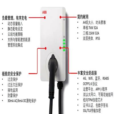 ABB New Energy Electric Elektrikli avtomobil şarj cihazları