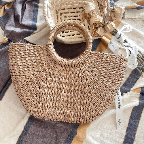 One piece Dafa manufacturer wholesale ins2024 new straw bag retro women's bag handbag pastoral bag woven bag
