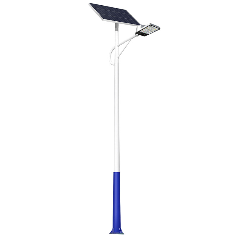 lámpara de calle solar lámpara de patio al aire libre Jindou nueva iluminación de ingeniería municipal rural lámpara de calle de alta potencia de 6 metros