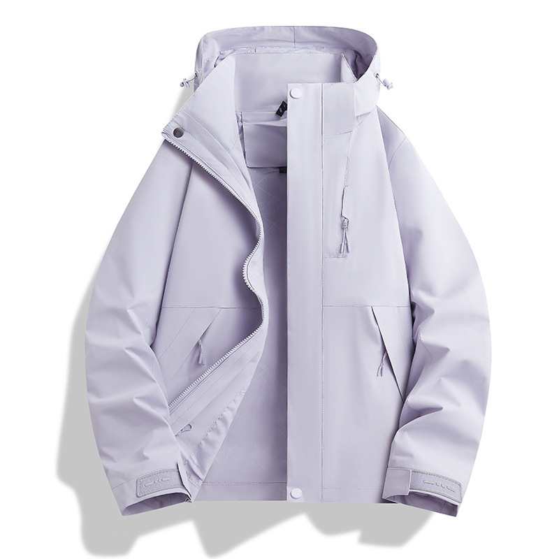 单层冲锋衣夹克定制印logo户外防风防水外套冲锋衣工作服定制潮流|undefined