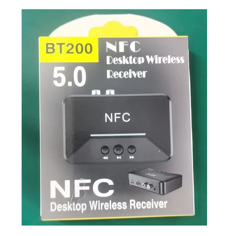 Bluetooth-приемник 5.0 BT200 беспроводной аудиоадаптер RCA3.5 автомобильный Bluetooth адаптер NFC Bluetooth
