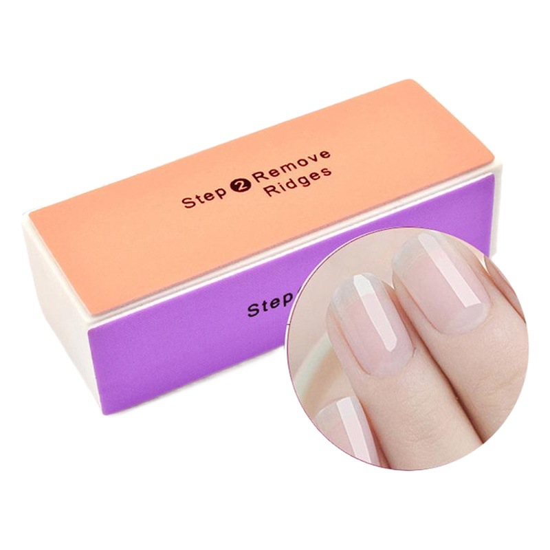 Suministro directo de fábrica de cuatro lados bloque de pulido de uñas multifuncional bloque de pulido esponja bloque de pulido de uñas de cuatro cuadrados